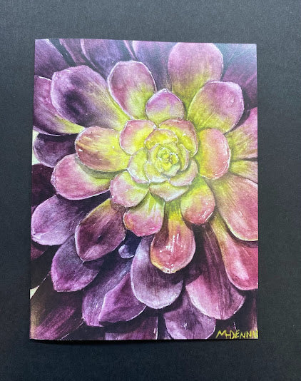 Flower Note Card Series Set