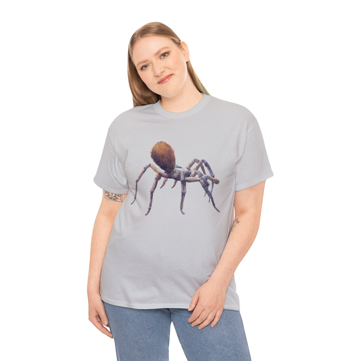 Tarantula walking unisex cotton t-shirt