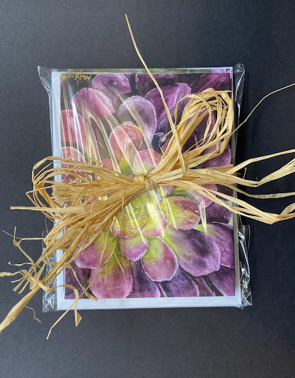 Flower Note Card Series Set