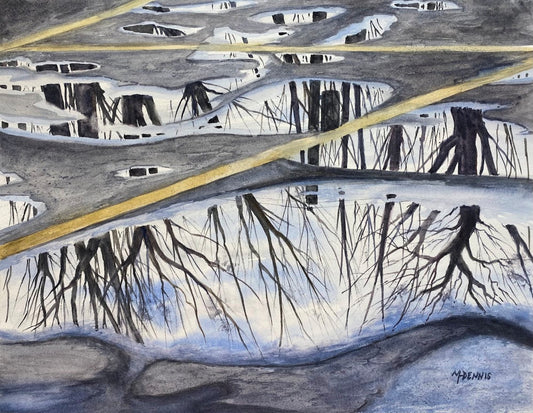 Parking Lot Puddles